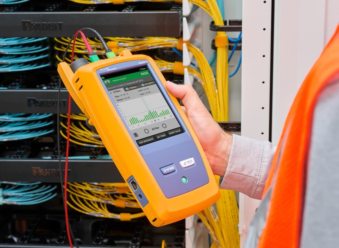 Cat6A commercial cable certification test