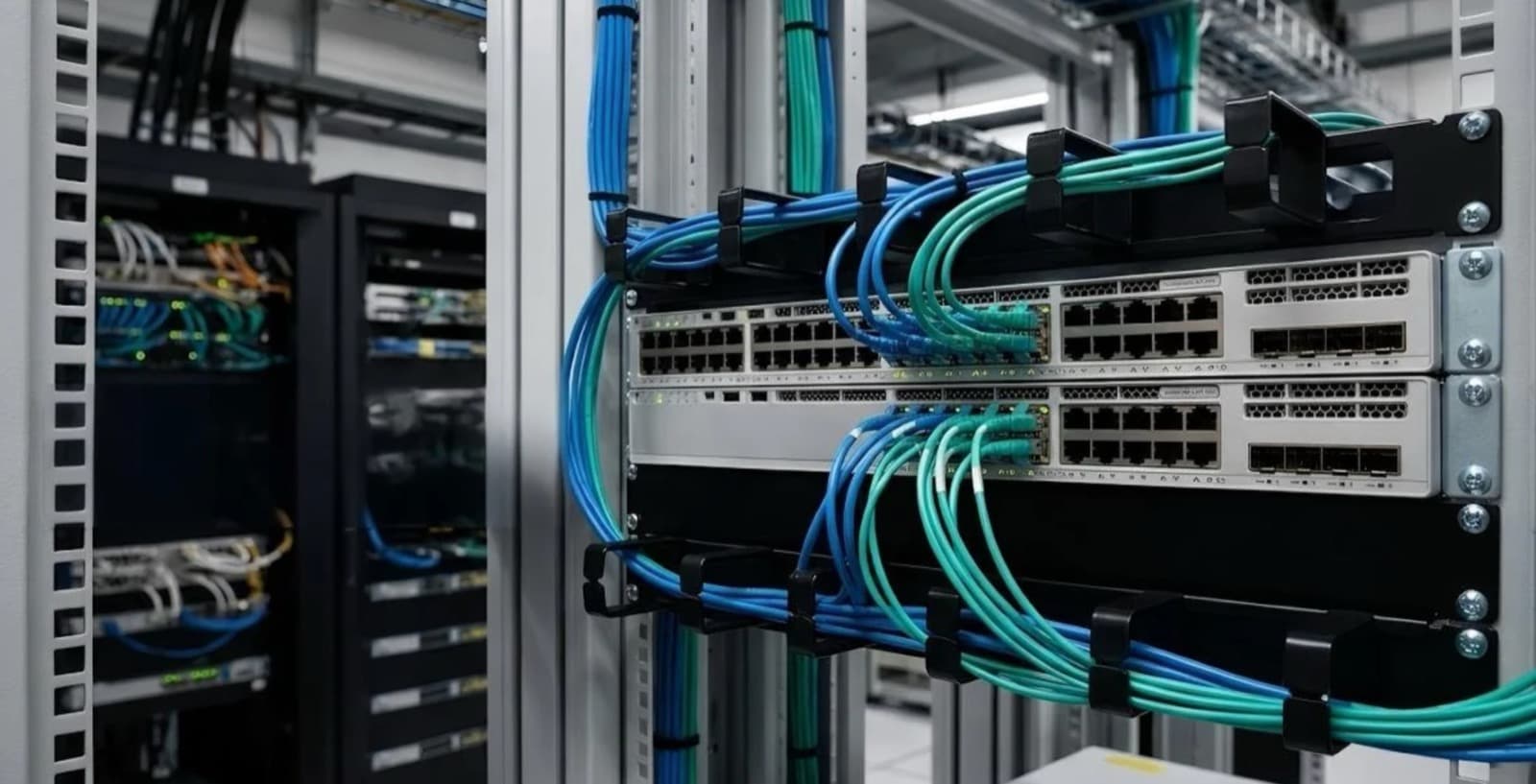 Technopolis commercial structured cabling and network rack installation in New York