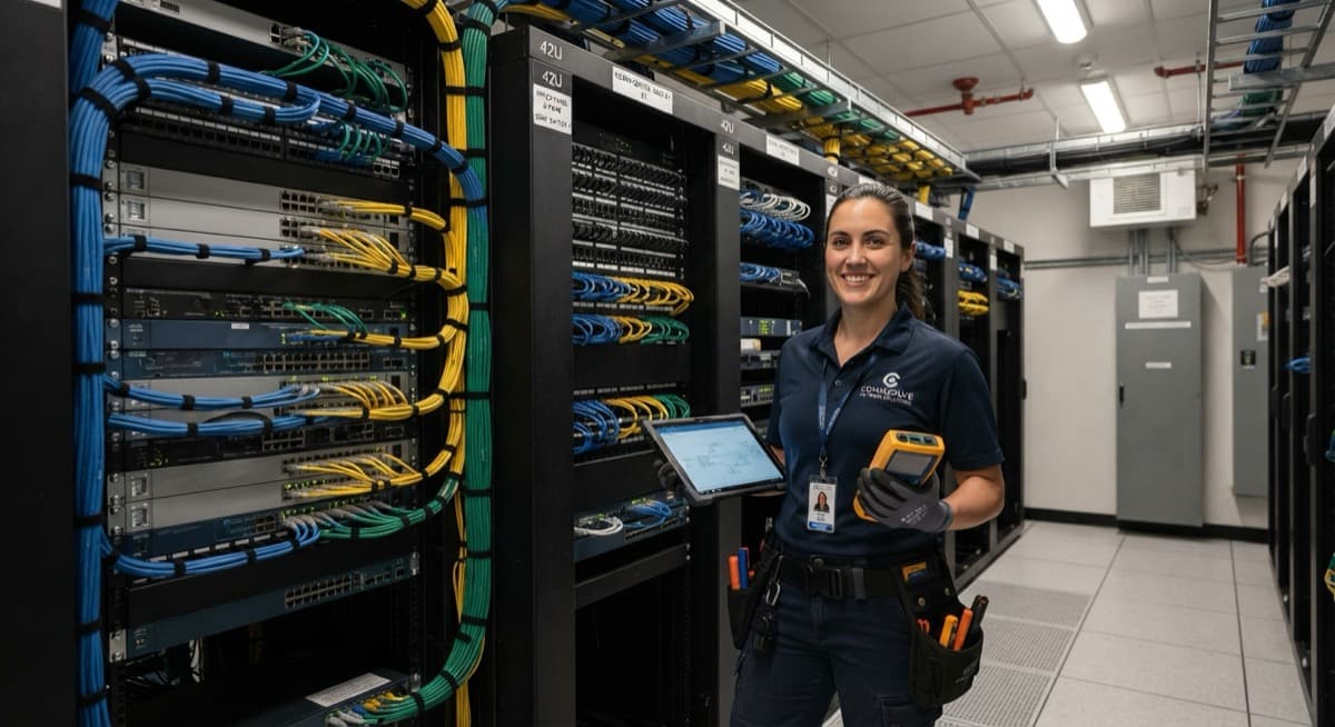 Technopolis office network site survey and structured cabling in New York