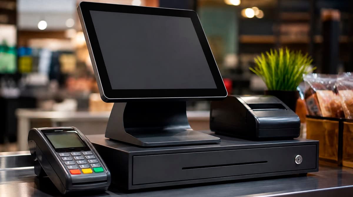 New POS, network and security cabling installed in the store's back-of-house